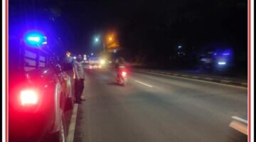 Patroli kota presisi kegiatan blue light tengah malam Cegah tindak pidana kejahatan 3C.