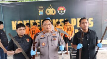 Polres Batu Bara Gelar Konferensi Pers Terkait Dua Kasus Tindak Pidana