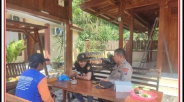 Kapolsek kedungpring ngopi bareng bersama Media antara lain memberikan Himbauan Terkait Zero knalpot brong.