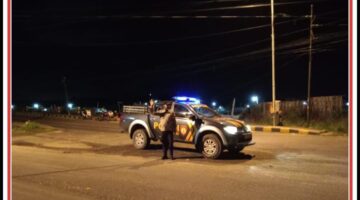 Anggota polsek brondong giat patroli perintis presisi patroli blue light dengan mobil 1402 samapta cegah tindak pidana kejahatan 3C dan antisipasi Balap liar.