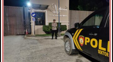 Cegah dan tangkal 4C sejumlah anggota polsek brondong melaksanakan kegiatan patroli obyek vital.