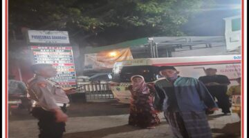 Patroli kota presisi kegiatan dialogis di wilayah sukodadi.