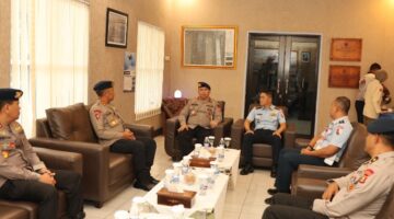 Silaturahmi Strategis, Brigjen Pol. Anang Sumpena dan Kolonel PNB Zulfikri Arif Bahas Penguatan Kolaborasi Pengamanan Wilayah Udara dan Darat