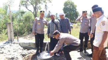 Kapolres Gayo Lues AKBP Hyrowo Salurkan Bantuan Fasilitas Air Bersih untuk Masjid Babussalam Kampung Gunyak