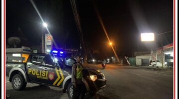 Keamanan wilayah jadi prioritas, polsek modo intensifkan patroli malam.