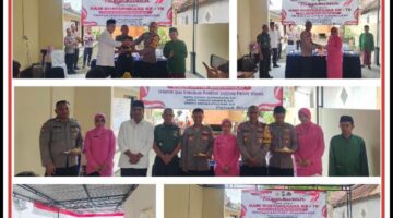 Kegiatan Syukuran dan tumpengan dengan Forkopimcam, dan jajaran Akd kecamatan bluluk Dalam Rangka HUT Bhayangkara ke-79 Dengan Tema Polri untuk masyarakat Dan kenaikan Pangkat Anggota polsek bluluk.